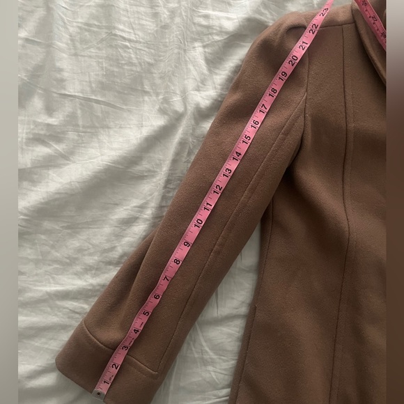 Vintage brown wool coat size M - Picture 6 of 6